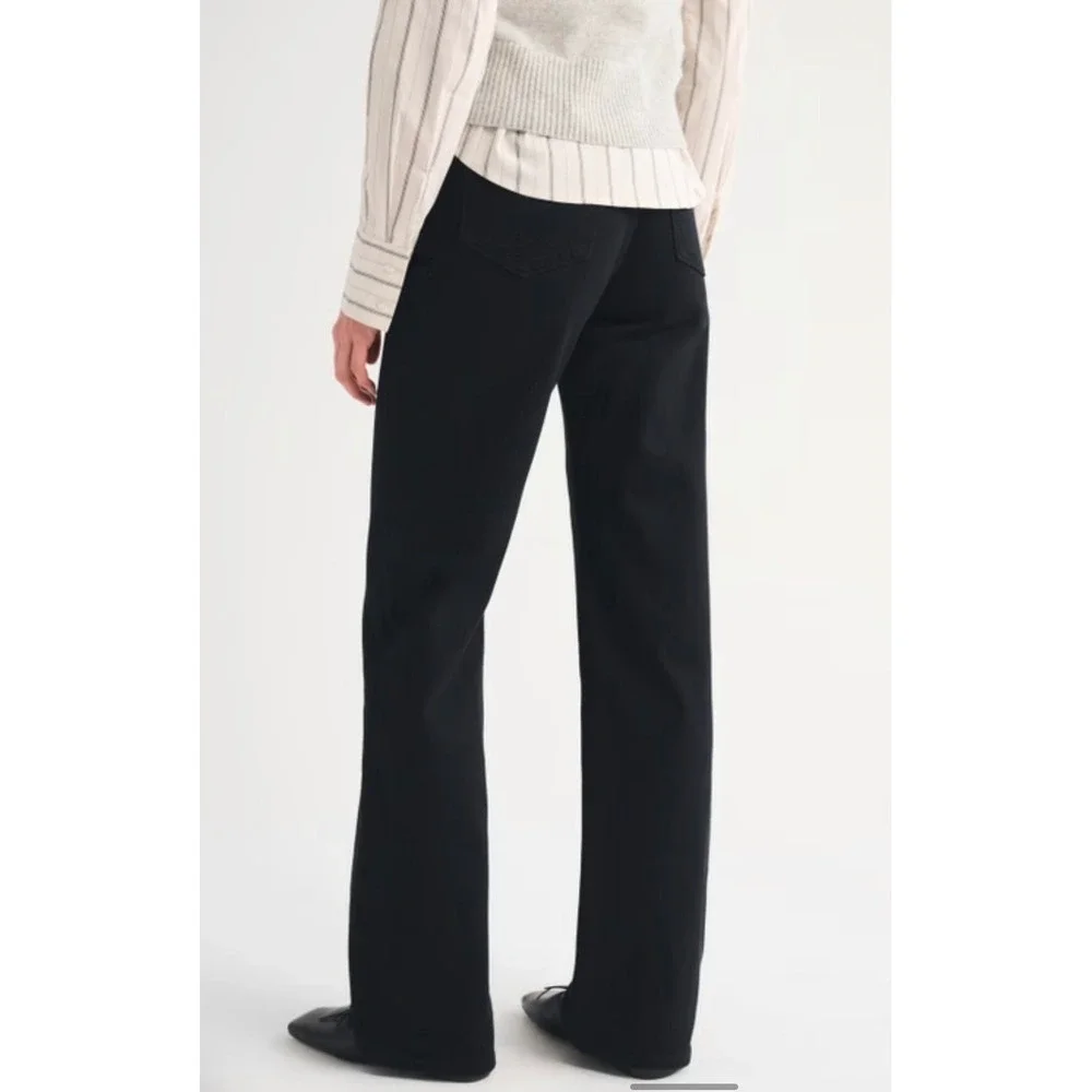 ABERCROMBIE & FITCH High Rise 90s Relaxed Jeans 29 Black NEW Curve Love Casual